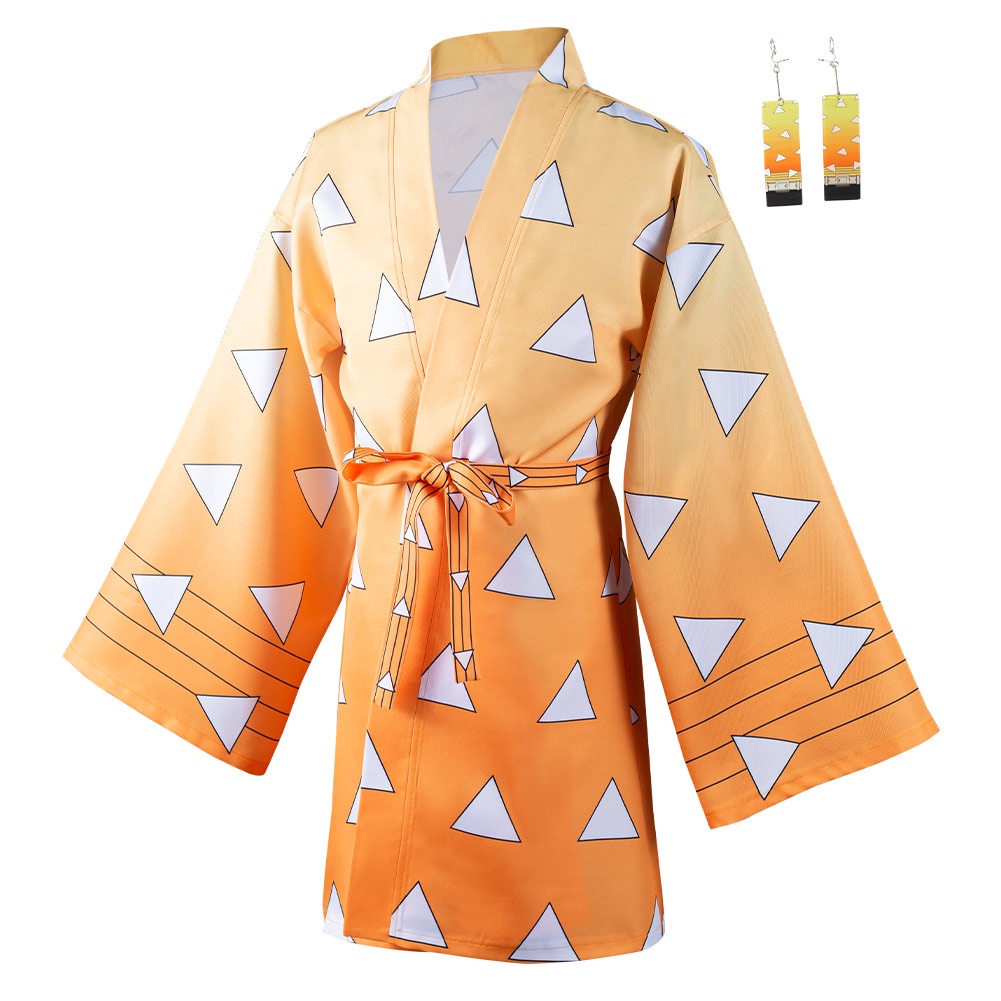 Áo Choàng Kimono Hóa Trang Nhân Vật Agatsuma Zenitsu