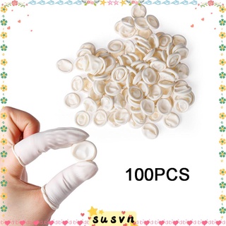 100 Bao Ngón Tay Cao Su Tự Nhiên Chống Trượt