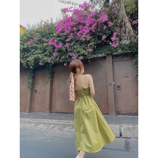 Đầm maxi đan dây đi biển