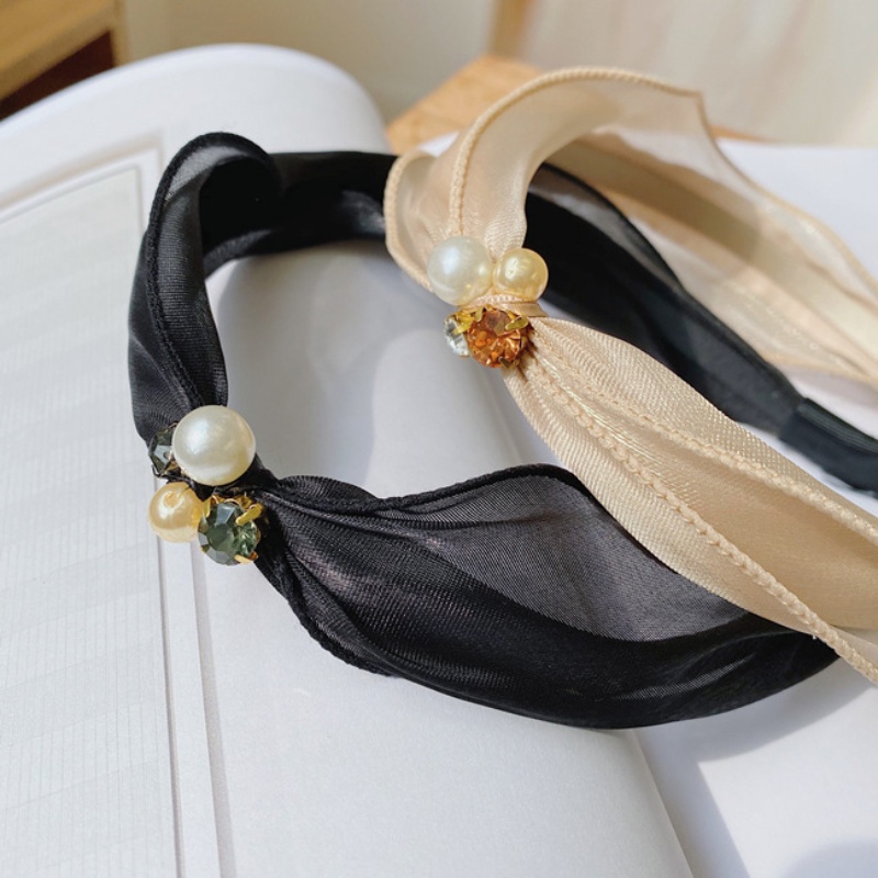 Băng Đô Đính Đá Và Ngọc Trai Thời Trang Dành Cho Nữ