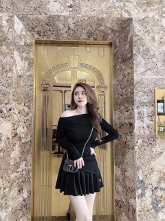 ÁO PHÔNG LỆCH VAI XẺ TÀ