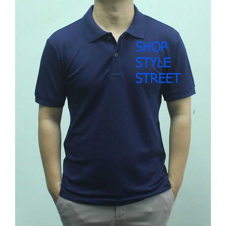 ÁO THUN VẢI POLO NAM CHẤT ĐẸP MÀU XANH TIM THAN