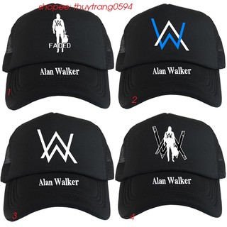 Nón Lưỡi Trai Đen Alan Walker