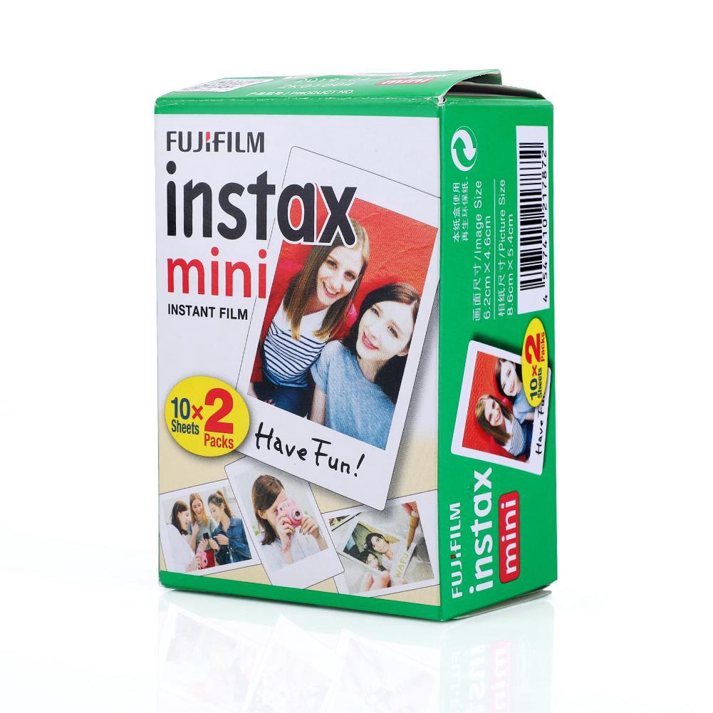 Set 20 tấm phim trắng cho máy ảnh Fujifilm Instax Mini 8/7s/25/50/90