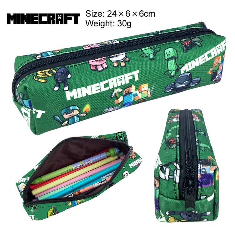 Túi Đựng Bút Tạo Hình minecraft 24 * 6cm