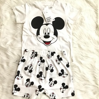 Bộ micky đen trắng hm