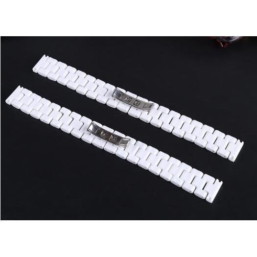 Dây Đeo Đồng Hồ Bằng Sứ Trắng 14mm 16mm 17mm 18mm