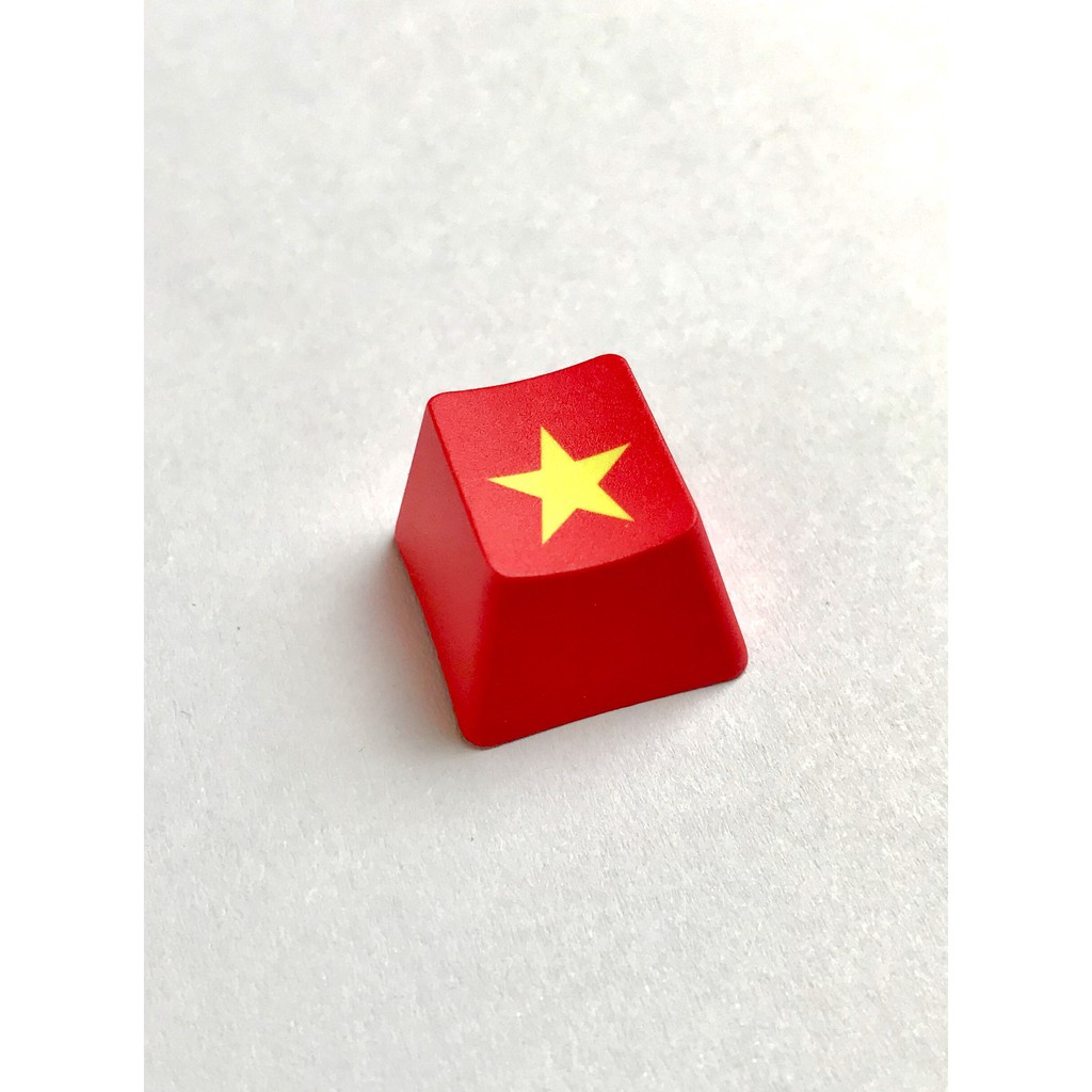 Nút bấm Keycap Cờ Việt Nam EDRA EKC7100 nhựa BPT dành cho nhiều loại bàn phím máy tính cơ khác nhau