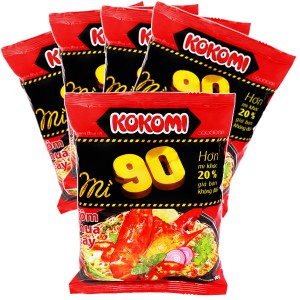 Set 5 gói mì Kokomi 90 Tôm chua cay 90g