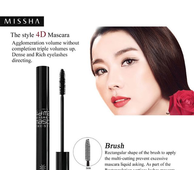 Mascara 4D của Missha chính hãng