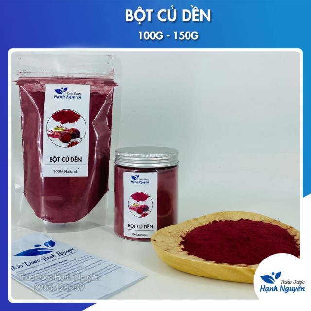 Bột Củ Dền Nguyên Chất 100g - 150g (Bột Củ Rền Tạo Màu Đỏ)