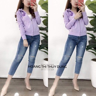 Ao khoac thun sale