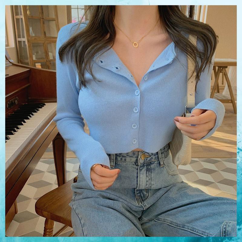 [FreeShip] Áo Croptop Nữ Kiểu Tay Dài, Croptop Nữ Tay Ngắn Phong Cách Hàn Quốc | BigBuy360 - bigbuy360.vn