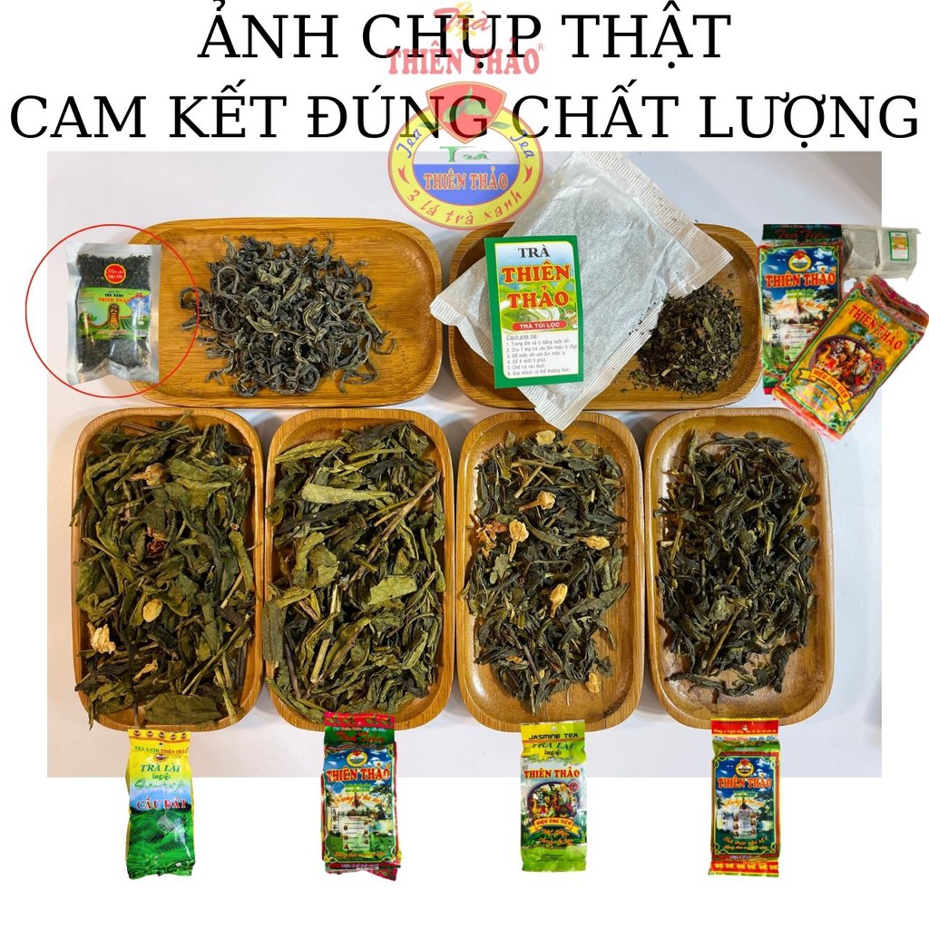 Trà xanh Thái Nguyên móc câu Thiên Thảo 100g, đặc sản Đà Lạt_HÀNG CÔNG TY