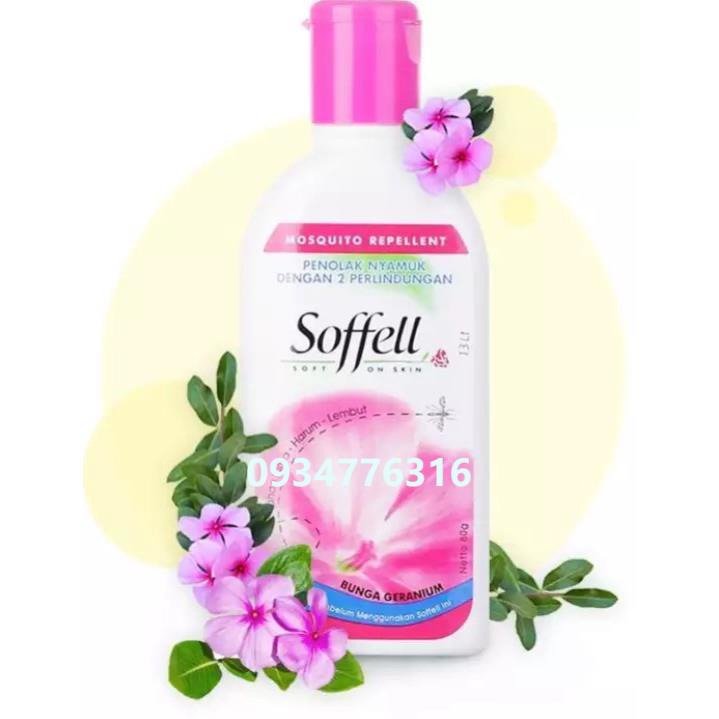 ✅ Kem xua muỗi  Soffell Hương Hoa 60ml