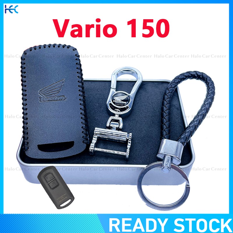 Vỏ Da 100% Chính Hãng Bọc Chìa Khóa Xe Hơi Honda Vario 150-2 Nút Bấm