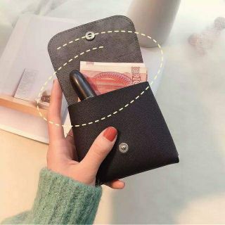 Thắt lưng da kèm túi da mini unisex ulzzang basic
