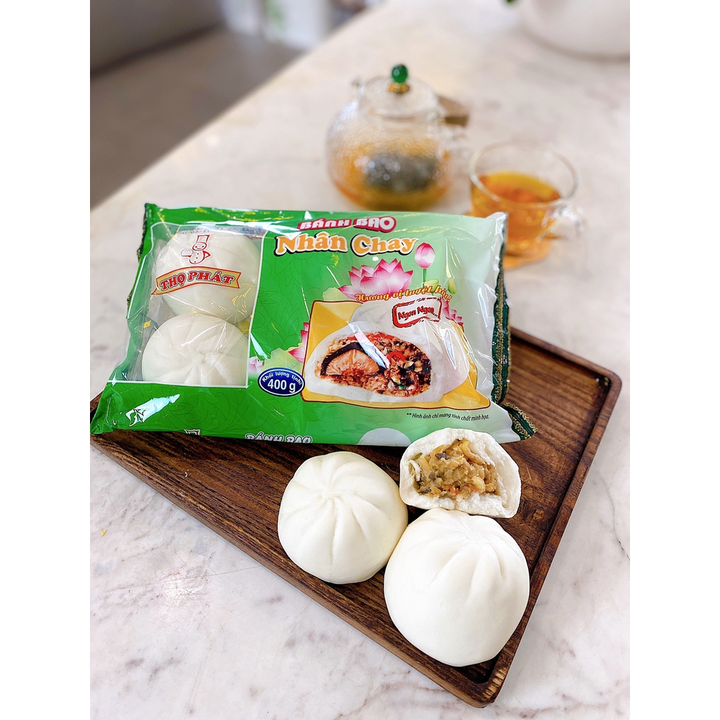 Bánh Bao Nhân Chay THỌ PHÁT FOOD 400gr | BigBuy360 - bigbuy360.vn