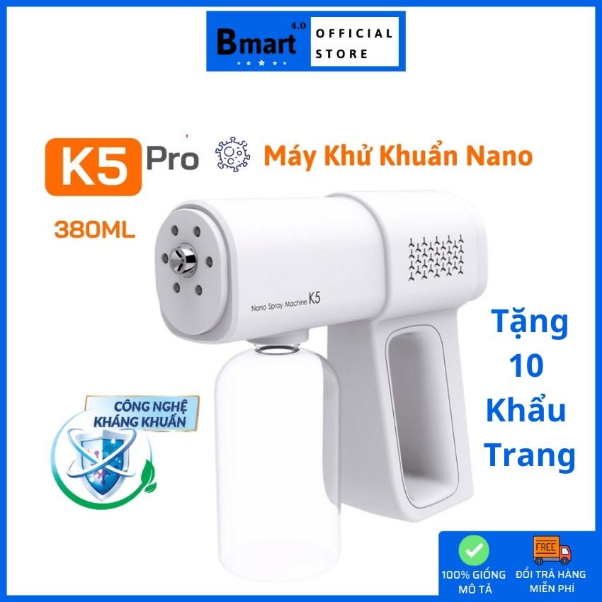 Súng phun khử khuẩn, Máy xịt khử khuẩn k5pro cầm tay cao cấp - Manashop
