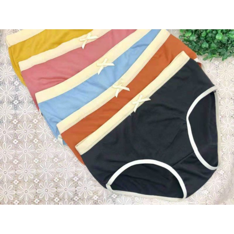 Quần lót nữ cotton nơ vải mềm ôm bụng nâng mông kháng khuẩn thấm hút tốt KIMCHIBIKINI QL182