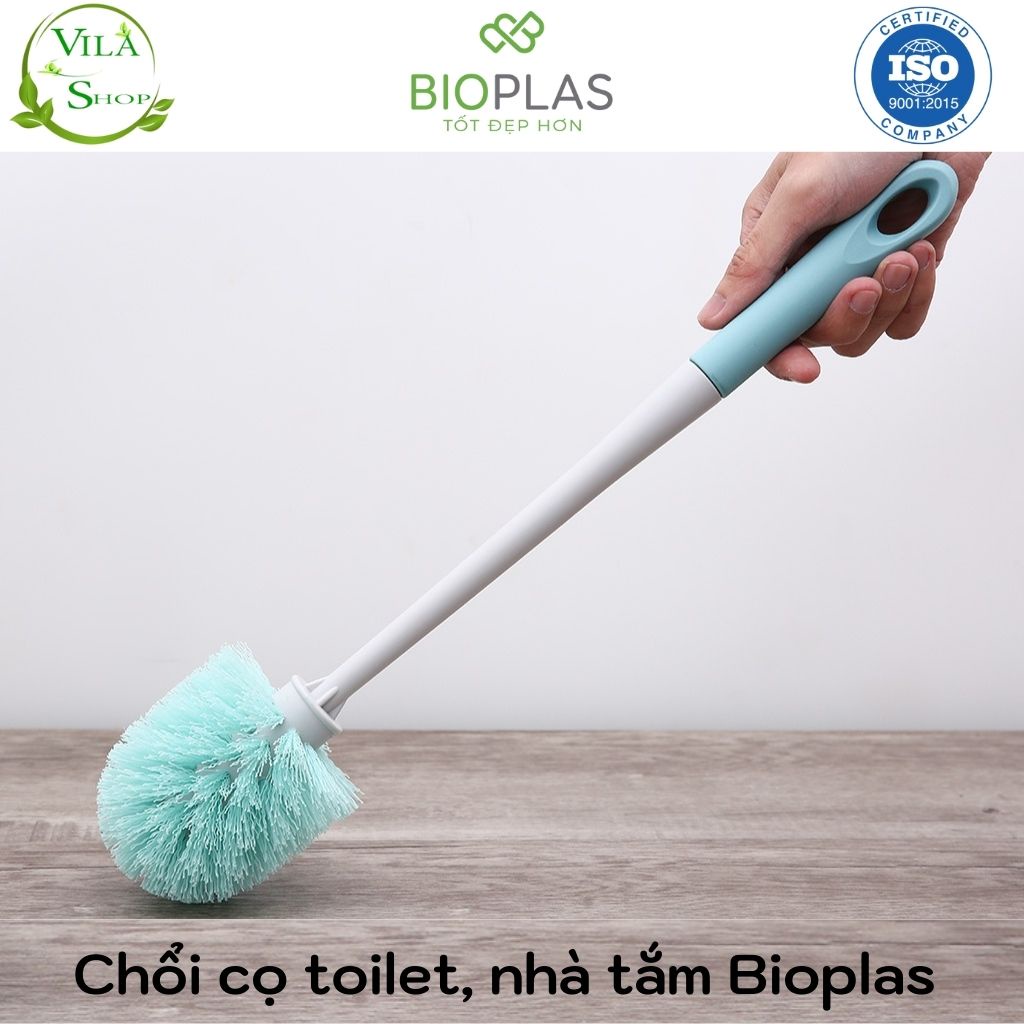 Chổi Cọ Toilet, Chổi Vệ Sinh Nhà Tắm Cleaner 1 Bioplas, Sợi Cước Chống Thấm, Đầu Cọ Tròn Dễ Dàng Chùi Rửa