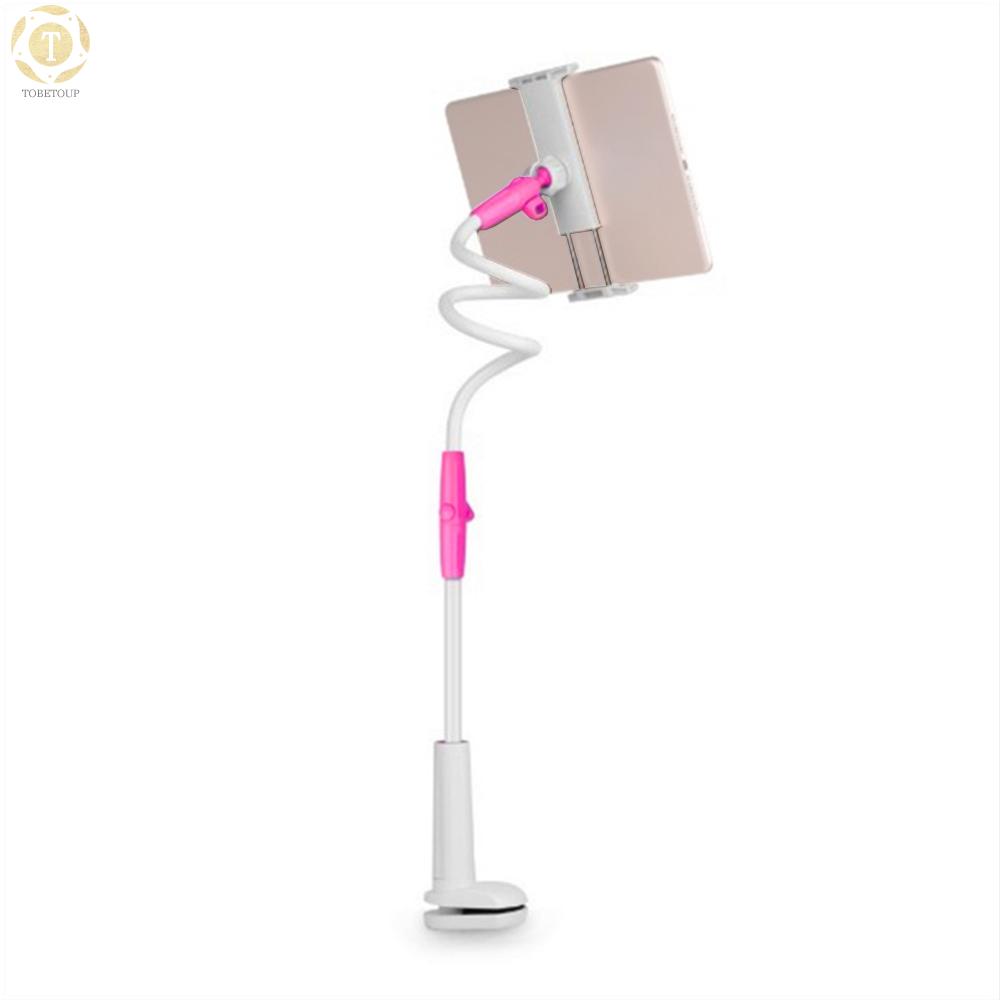 Shipped within 12 hours】 Lazy Mountable Phone Holder with Clamp Flexible Long Arm Compatible with Cellphones and Tablets Bracket [TO]