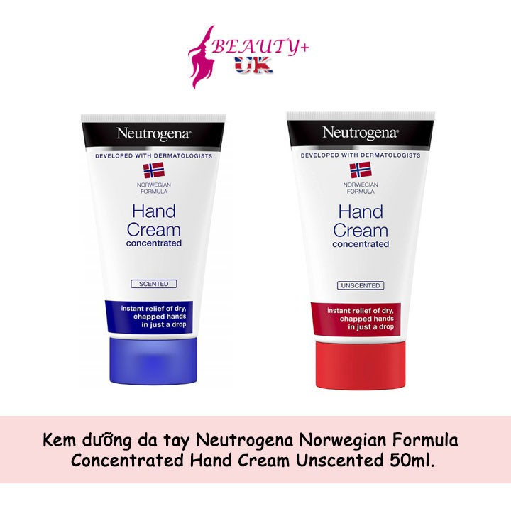 Kem dưỡng da tay Neutrogena Norwegian Formula Concentrated Hand Cream Unscented 50ml