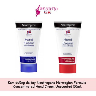 Kem dưỡng da tay Neutrogena Norwegian Formula Concentrated Hand Cream Unscented 50ml