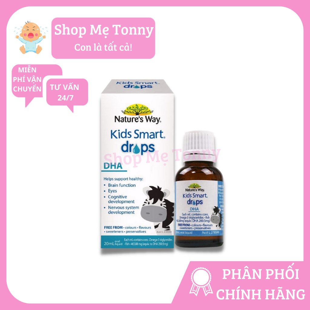 DHA Kids Smart Nature's Way dạng giọt cho bé 20ml (Hộp)