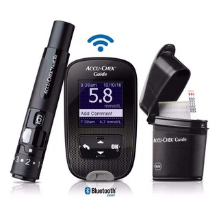 Máy đo đường huyết Accu-chek Guide mmol/L tặng 10 que thử 10 kim lấy máu