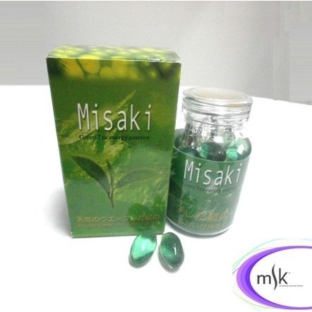 TINH DẦU TRÀ XANH MISAKI GREEN TEA CAPSULES GIÚP TÓC ÓNG MƯỢT 30