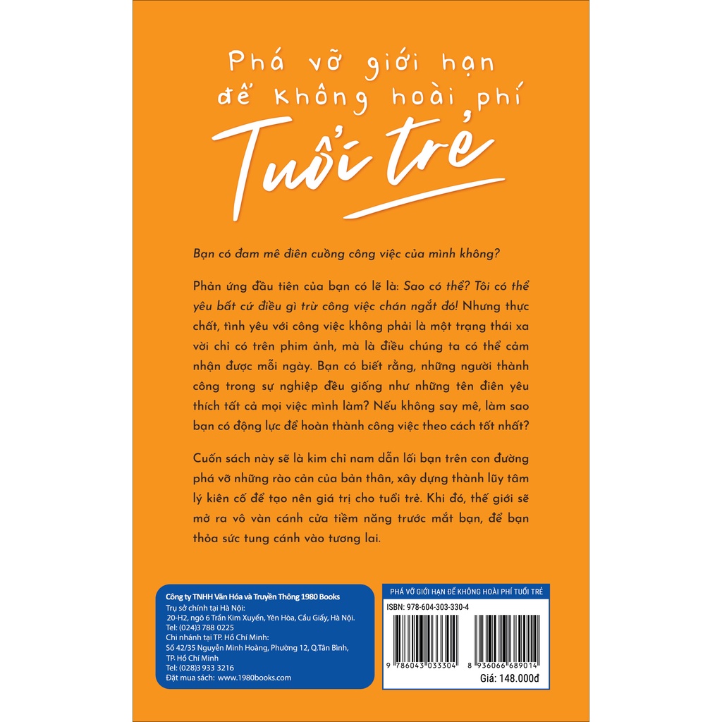 Sách - Phá Vỡ Giới Hạn Để Không Hoài Phí Tuổi Trẻ