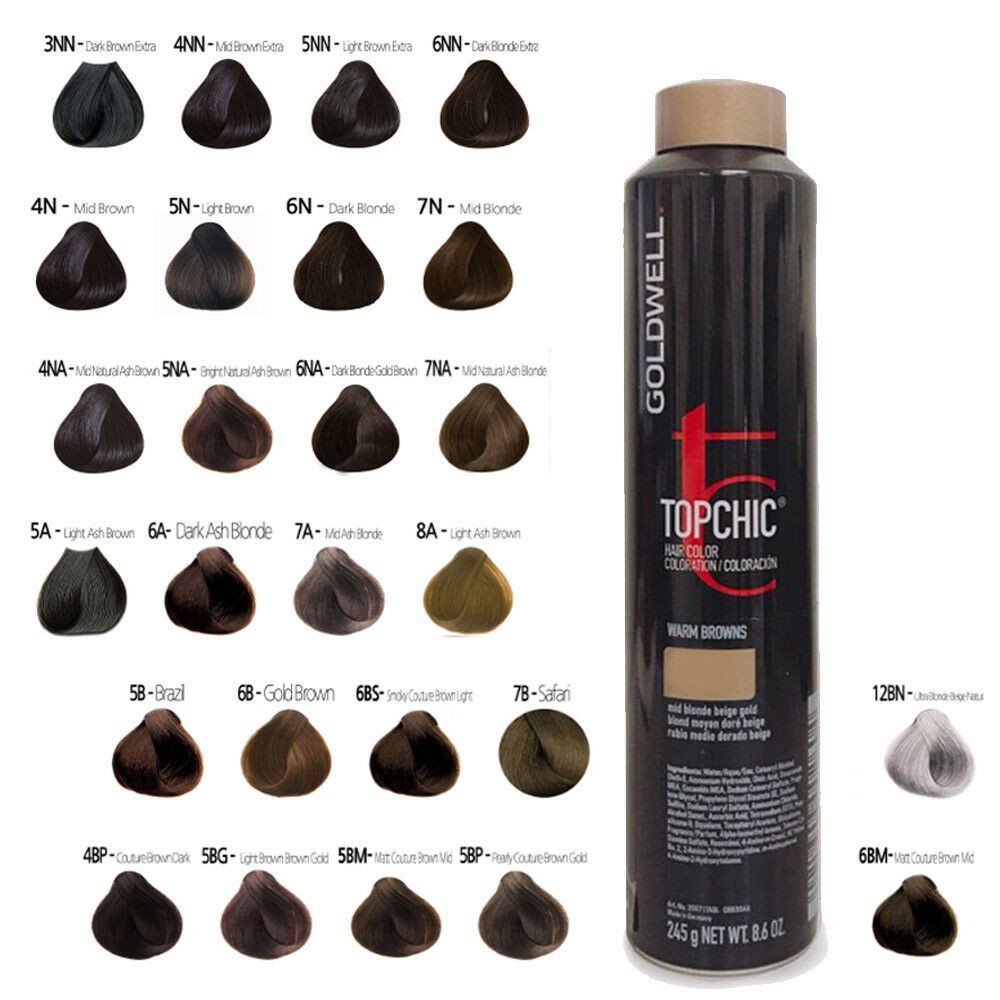 🇩🇪 Thuốc nhuộm thời trang cao cấp Goldwell Topchic Permanent Hair Color 250ml 🇩🇪