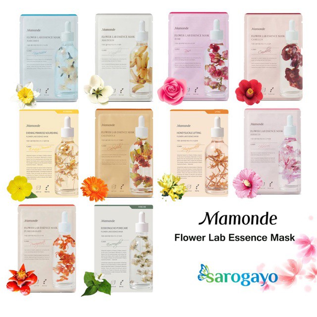 NHẬP MÃ GDAYCOS GIẢM 5000Đ Mặt Nạ Chiết Xuất Từ Hoa Mamonde Flower Lab Essence Mask