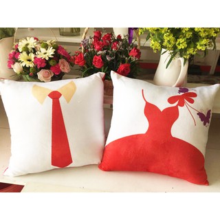 Cặp vỏ gối áo cưới 45-45cm