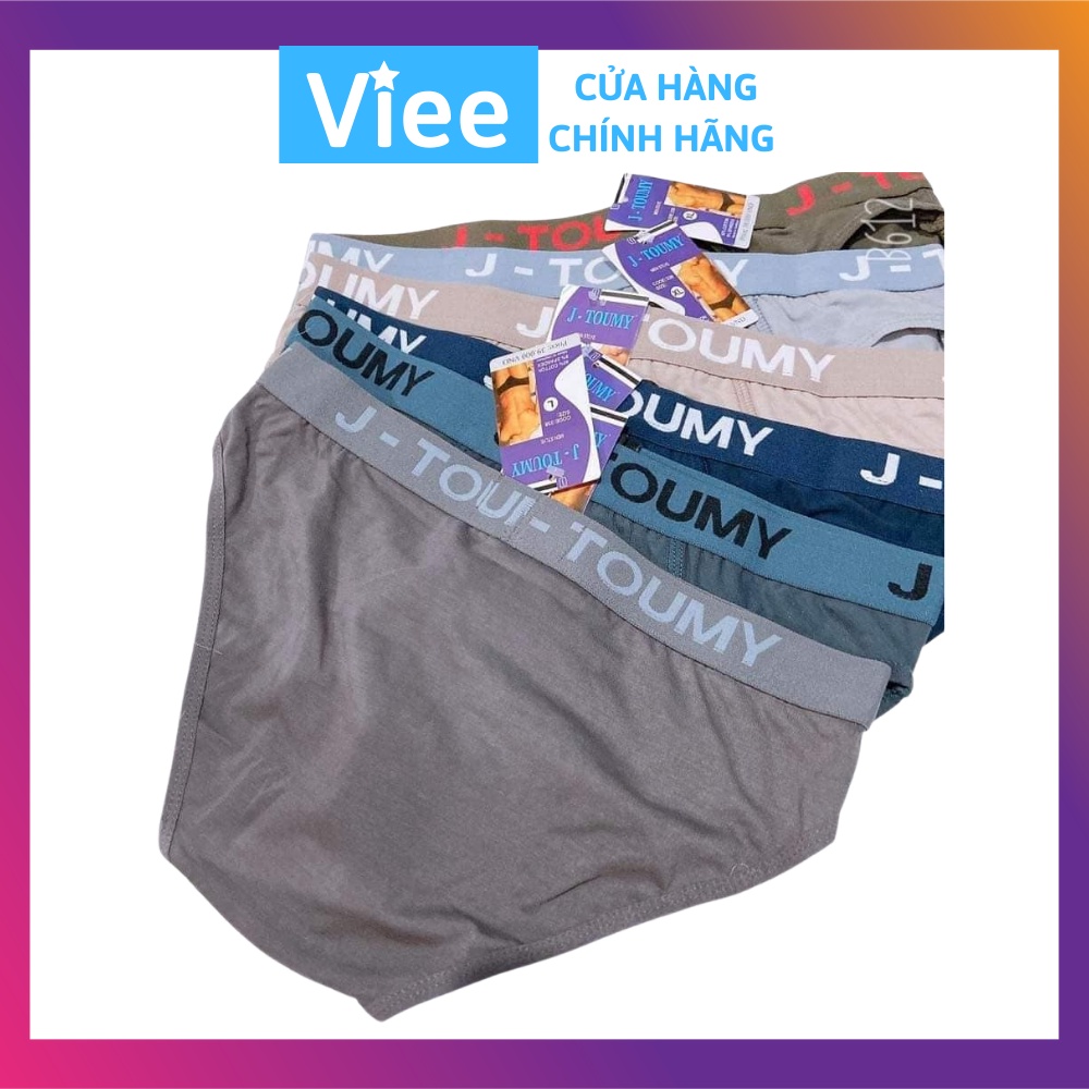 Quần lót nam cotton J-TOUMY thấm hút tốt, quần sịp nam tam giác cao cấp