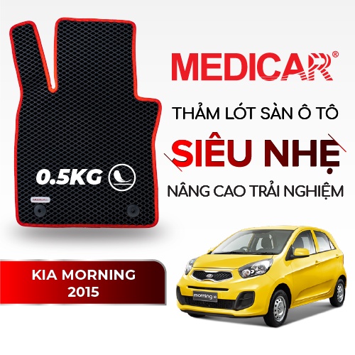 MEDICAR - Thảm lót sàn ô tô KIA Morning 2016 -> 2021
