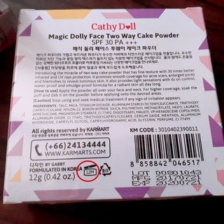 [GÓC SALE SẬP SÀN] Phấn Phủ Thái Lan Kháng Nước Cathy doll Magic Dolly Face