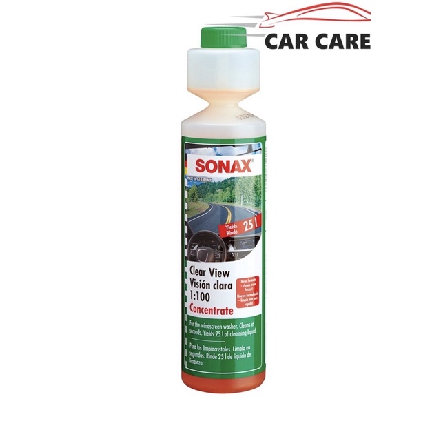 Sonax dung dịch rửa kính ô tô đậm đặc 1:100 Concentrate 250ml 371141