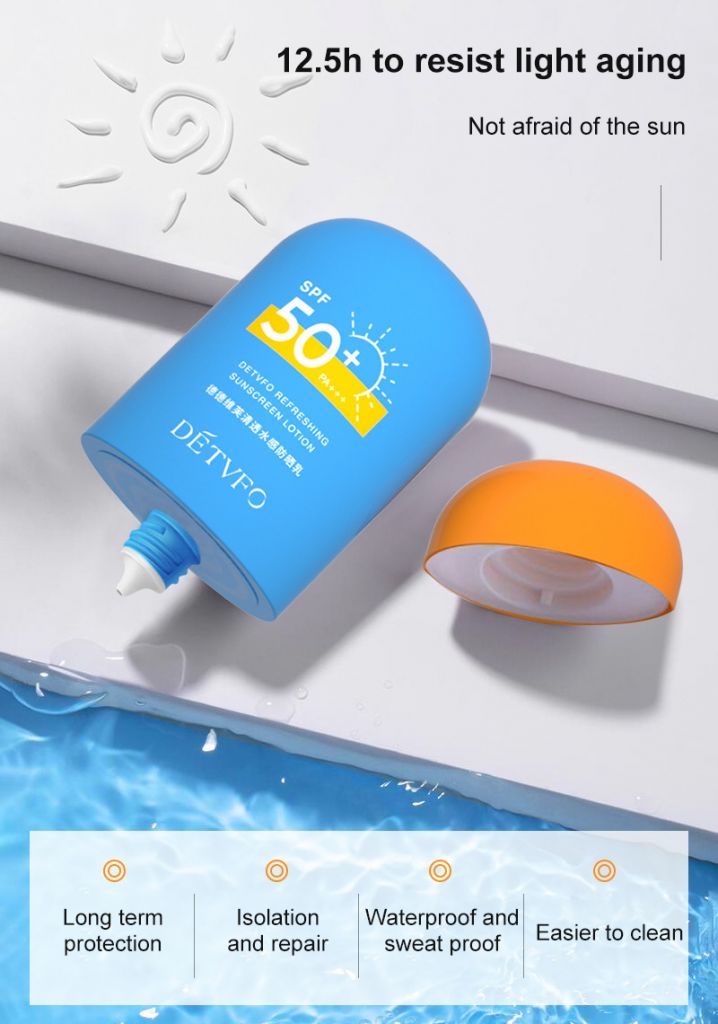 Facial Body Sunscreen Whitening Sun Cream Sunblock Skin Protective Cream Anti-Aging Oil-control Moisturizing SPF 50 ...