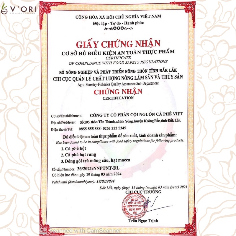 300G Cà Phê Hòa Tan 3in1 Cavi Cội Nguồn Cà Phê Việt