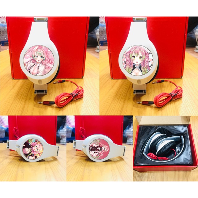 Tai nghe heatphone kanroji mitsuri kimetsu no Yaiba mẫu ngẫu nhiên