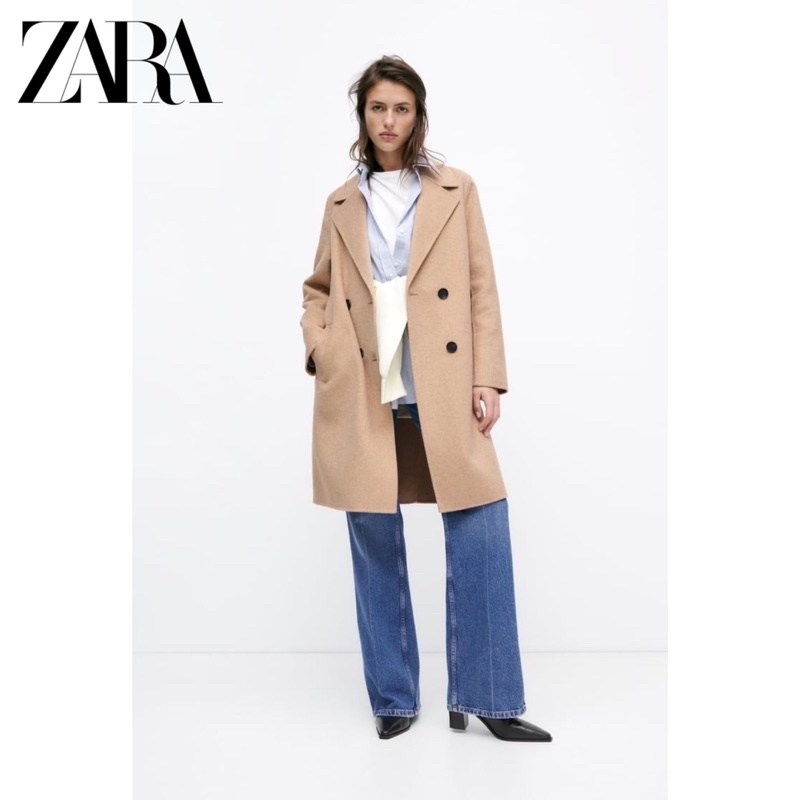 Order áo khoác ZARA auth tuồn mùa đông mới của phụ nữ Áo choàng dài thiết kế cổ điển | BigBuy360 - bigbuy360.vn