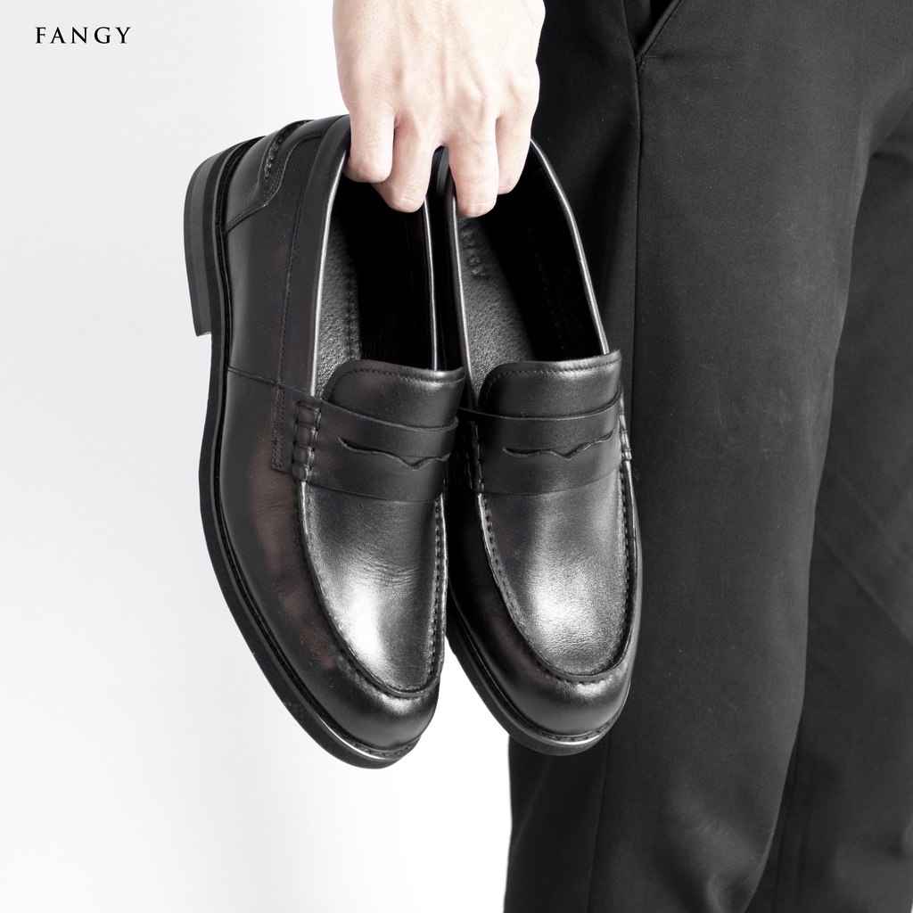 Giày tây FANGY - The Classic Loafer Black Leather