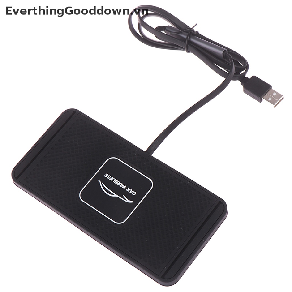 Everthinggooddown QI Đế Sạc Điện Thoại Không Dây Cho Xe Hơi