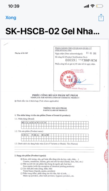 Combo 2 Gel Nha Đam Tươi Mát Làn Da Milaganics