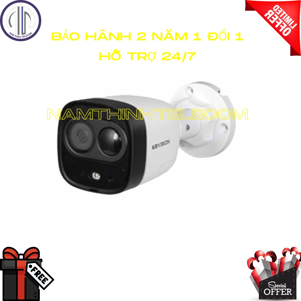 Camera có dây KBVISION có màu ban đêm, có mic thu âm trong nhà ngoài trời chính hãng