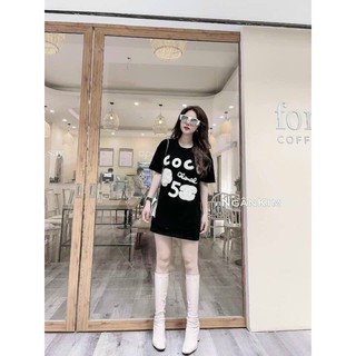 Áo phông chữ dáng rộng co.co