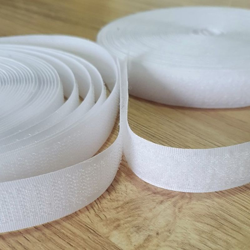 1m Băng Dán Xé Bản 2cm Trắng Đen