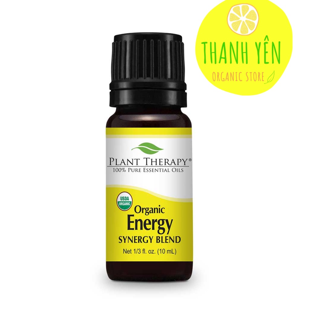 Tinh Dầu Tăng Năng Lượng Hữu Cơ Plant Therapy - Organic Energy Synergy Blend 10ml